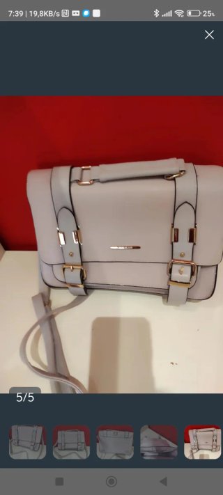 Bolso/ mochila malva
