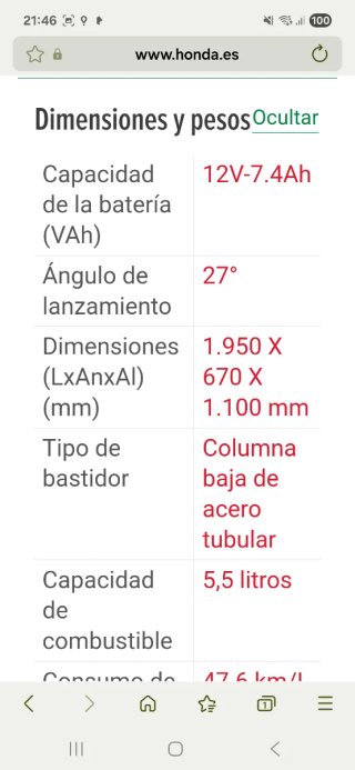 Honda SH Mode 2025 - 100km - Impecable