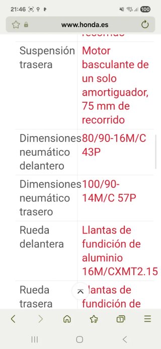 Honda SH Mode 2025 - 100km - Impecable