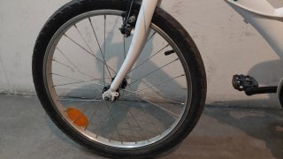 Bicicleta Decathlon 20 Blanca BTWIN