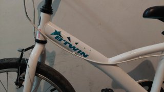 Bicicleta Decathlon 20 Blanca BTWIN