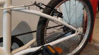 Bicicleta Decathlon 20 Blanca BTWIN