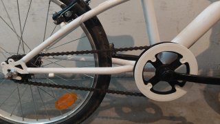 Bicicleta Decathlon 20 Blanca BTWIN