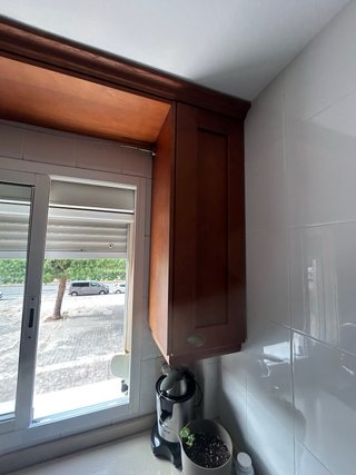 Muebles de cocina madera  y silestone