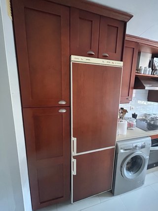 Muebles de cocina madera  y silestone