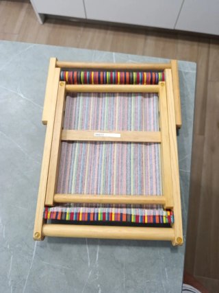 Atril de lectura madera y tela