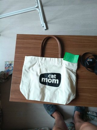 Bolsa Tote Cat Mom Grande