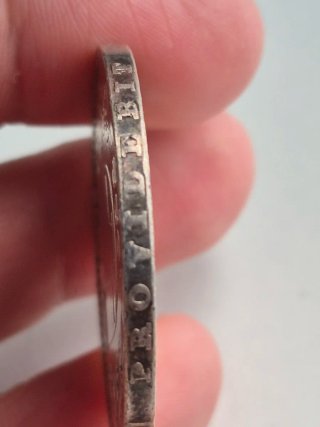 Suiza 5 Francos 1922 Plata Original