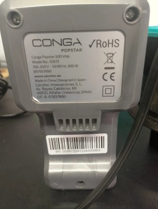 Aspiradora Conga Popstar 18kPa 600W