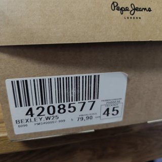 Zapatos Pepe Jeans Bexley Negro Talla 45