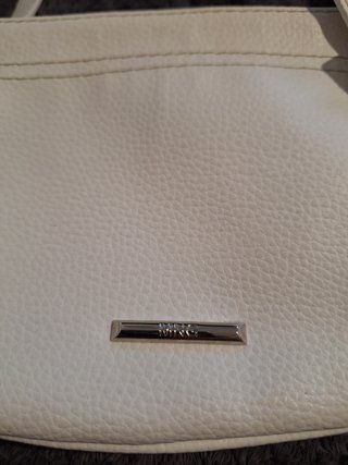 Bolso blanco de mujer  de mano MANGO
