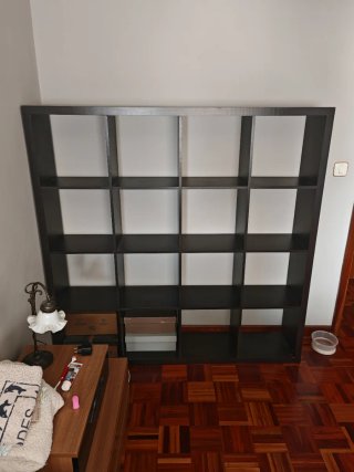 Estantería IKEA Kallax Negra/Marrón