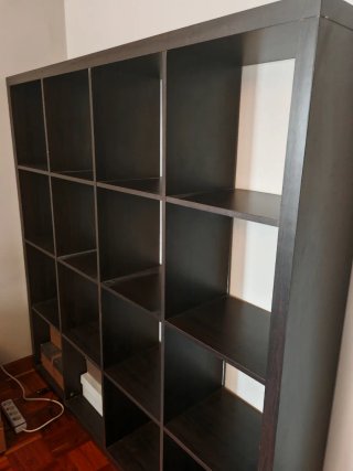Estantería IKEA Kallax Negra/Marrón