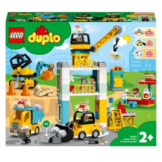 Lote LEGO Duplo Construcción y Grúa