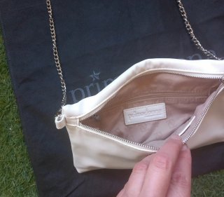 Borsa Primadonna bianca con tracolla