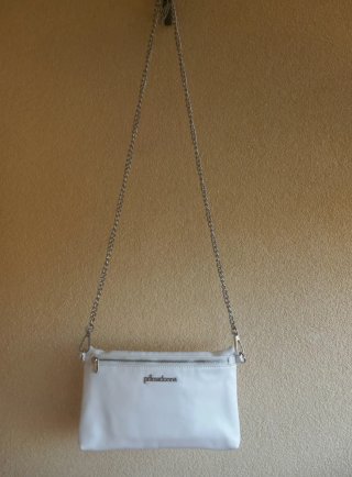 Borsa Primadonna bianca con tracolla