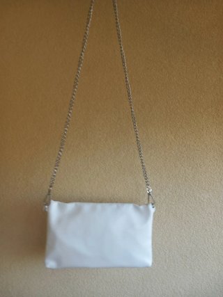 Borsa Primadonna bianca con tracolla
