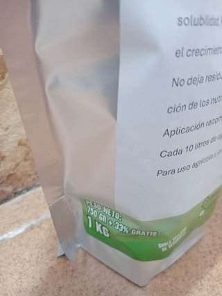 Fertilizante Nitrato de Fósforo 12-61-0 N-P 1 kg.