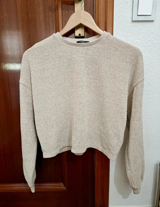 Jersey Bershka Beige