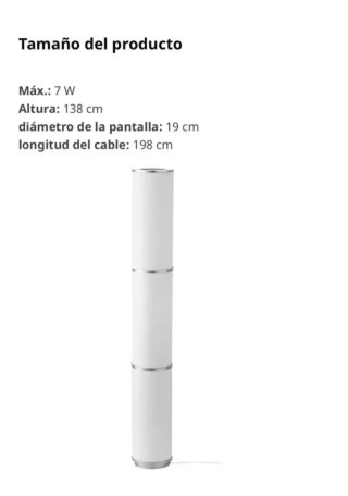 Lampada da Terra Moderna in Tessuto e Metallo