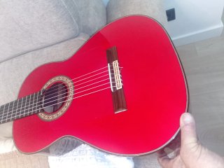 Guitarra Flamenca Artesanía Roja