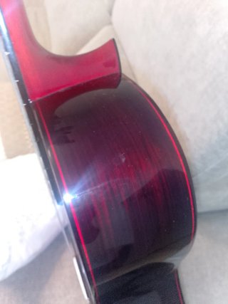 Guitarra Flamenca Artesanía Roja