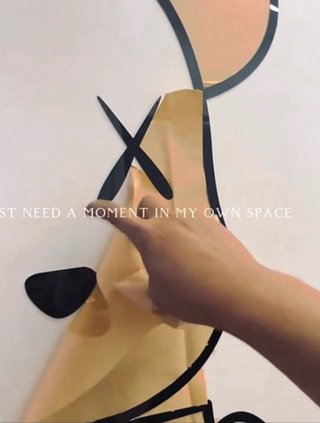 Decorazioni murali Kaws Bearbrick stilizzate