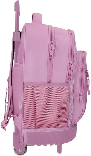 Mochila Ruedas Reebok Niña Rosa