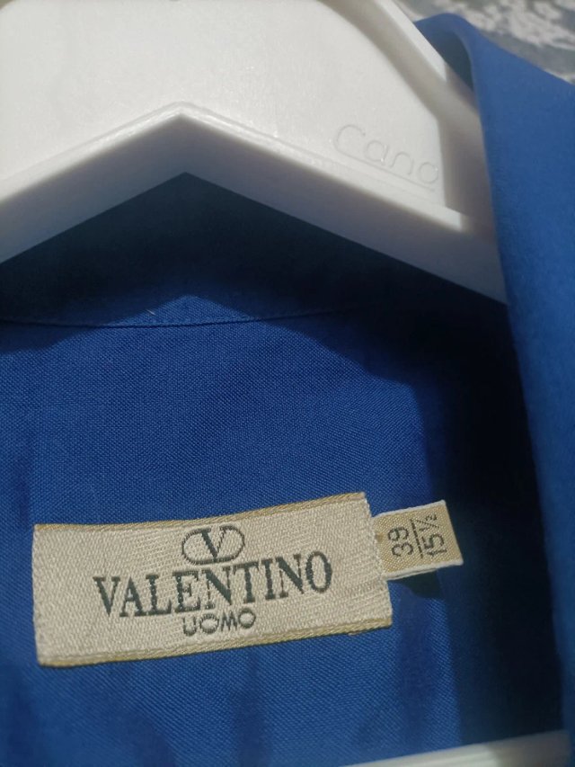 Camisa Valentino Azul Talla L