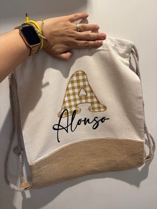 Mochila saco personalizada