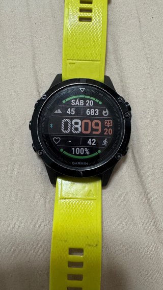 Garmin Fenix 5 Sapphire Negro/Amarillo