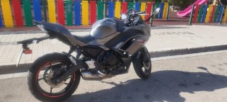 LIMITADA para A2 ninja 650 color negro/gris