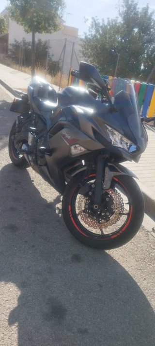 LIMITADA para A2 ninja 650 color negro/gris