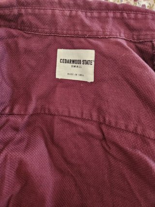 Camisa Invierno Roja Talla S