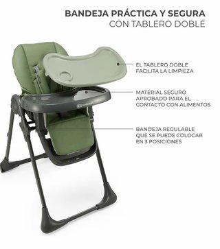 Trona bebé plegable