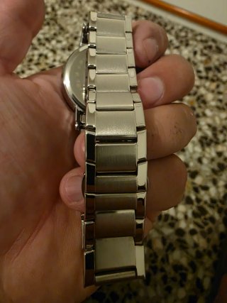 Reloj Emporio Armani Negro y Plateado