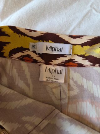 Conjunto 2 piezas top y falda estampado