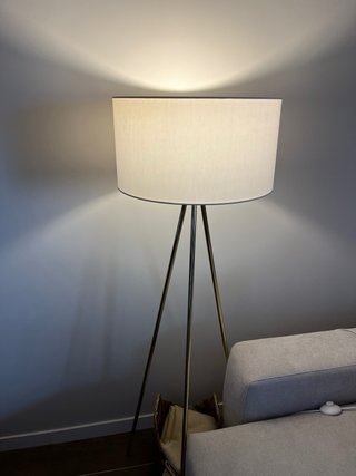 Lampada da terra Westwing dorata