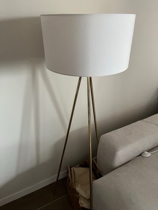 Lampada da terra Westwing dorata