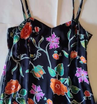 Abito lungo elegante con stola
