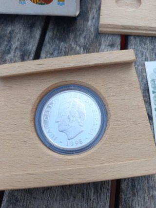 Moneda 1000 Pesetas 1998 XX Aniversario Constituci