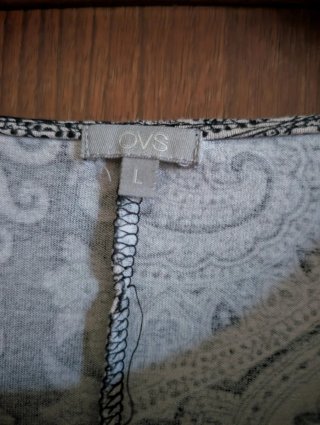 Maglia fantasia bianco e nero