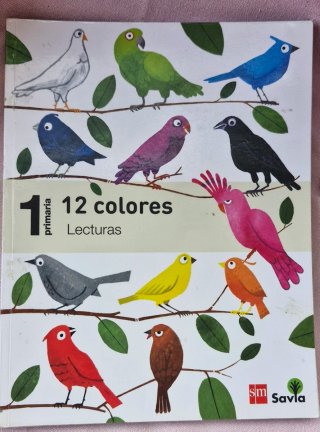 12 colores lecturas, 1 Primaria