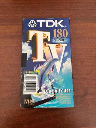 Videocassetta VHS TDK TV 180 3 Ore