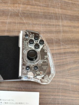 Controller Nintendo Switch Ergonomico Trasparente RGB YS43