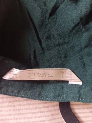 Blusa verde manga corta nueva talla M