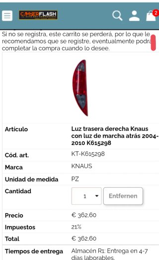 Pilotos caravana Knaus Sport 2004-2010