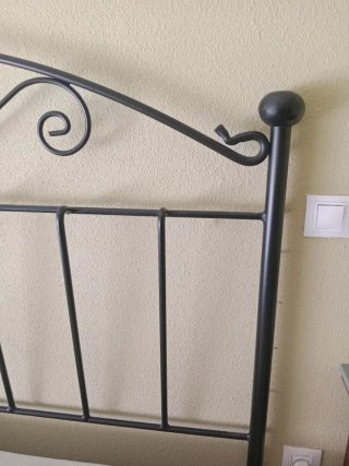 Cabecero forja negro 150cm