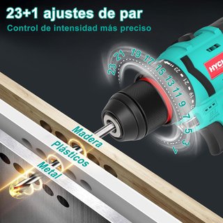 Taladro HYCHIKA 16.8V 45Nm Brushless