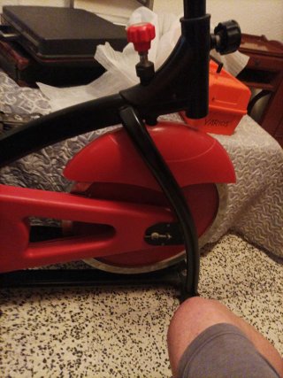 Bicicleta Estática Roja